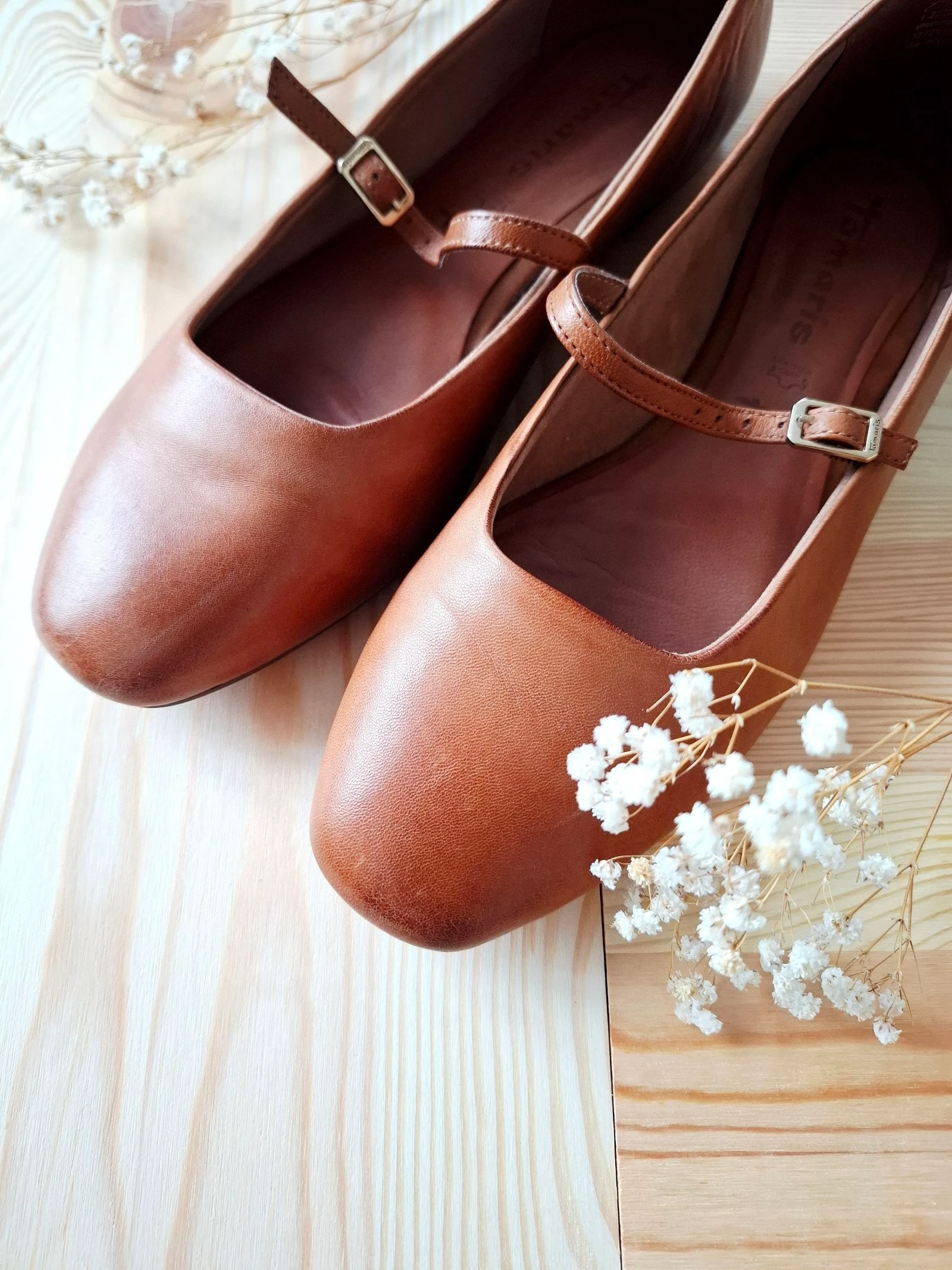 Tamaris – Zapatos Mary Jane para bebé en cuero camel – talla 40 – estado nuevo 🤎 – photo 11